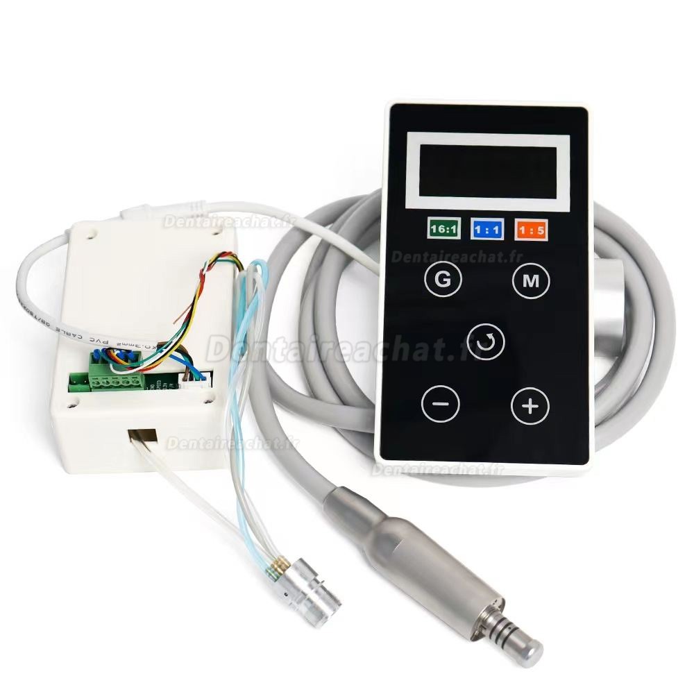 Moteur électrique sans balais intégré avec fibre optique LED pour fauteuil dentaire